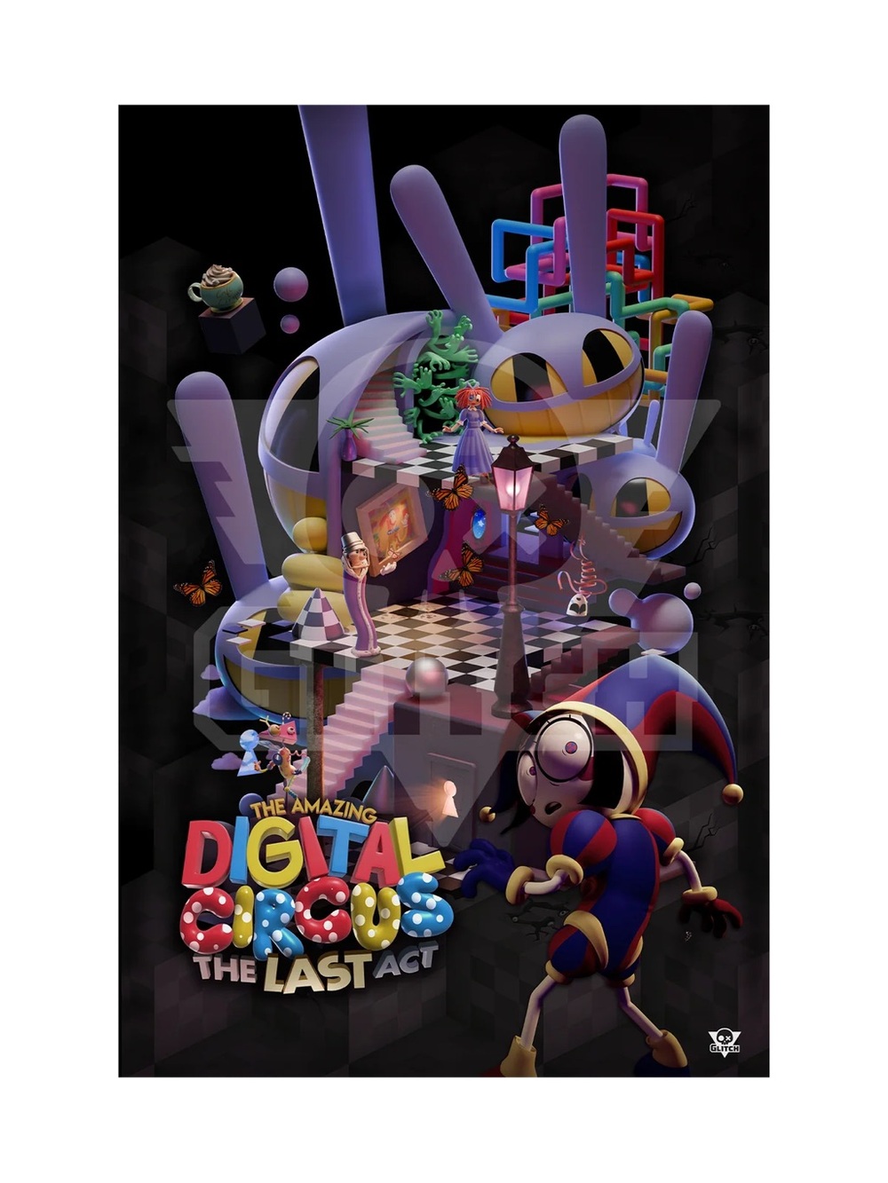 The Amazing Digital Circus TADC The Last Act Poster Print Glitch Store